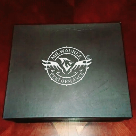 Milwaukee Leather Performance Womens Black Harness Ankle Boot with 4" Block heel - Picture 9 of 9